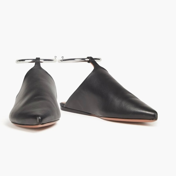 Alaia Black Leather Shoes. NWT. - Picture 2 of 9